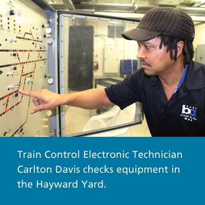 Train Control Electronic Technician Carlton Davis 
