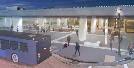 Plaza project rendering